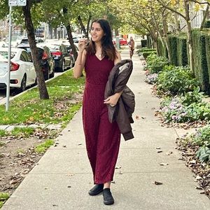 Jumpsuit with net base